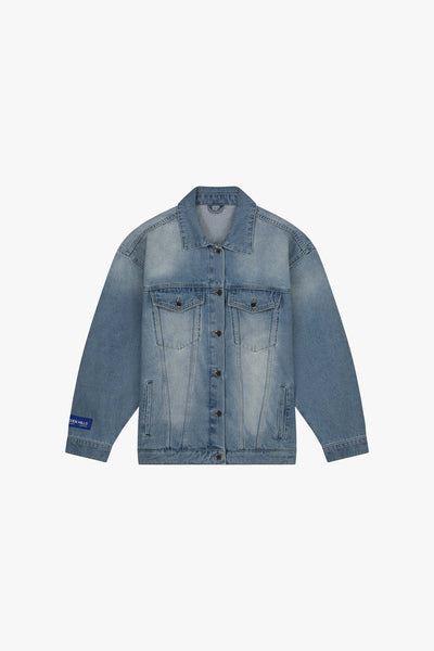 ZERRISSENE ÜBERGROSSE JEANSJACKE