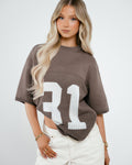 KNIT JERSEY TAUPE