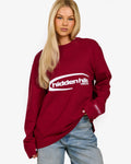 SPORTY LONGSLEEVE T-SHIRT BURGUNDY