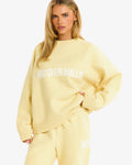 Hidden Hills Knit Sweater Butter Yellow, front view