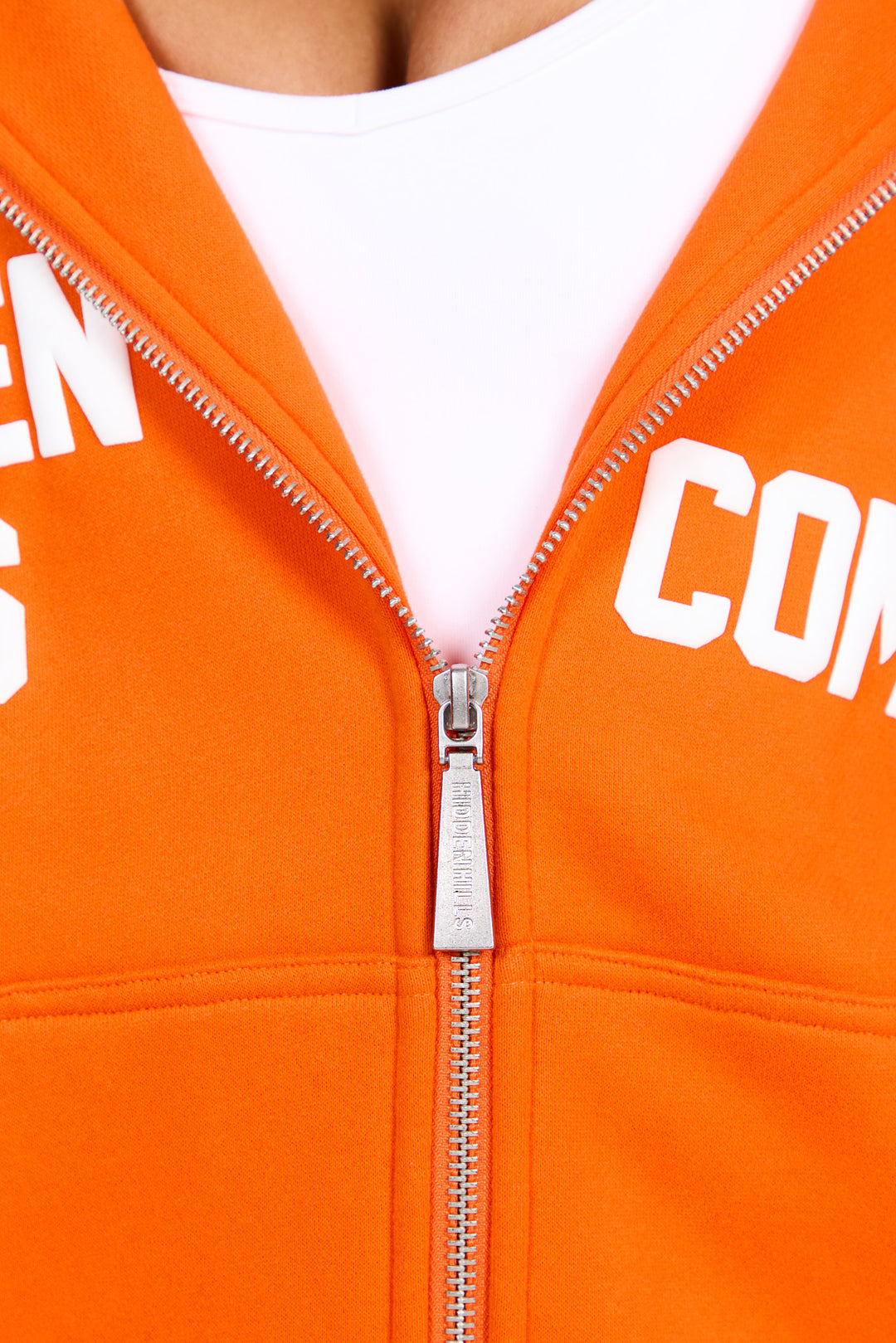 GATED COMMUNITY ZIP HOODIE ORANGE – Hidden Hills