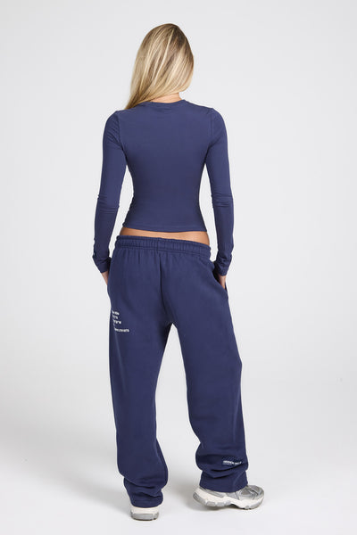 LABEL LONGSLEEVE TOP FUTURE DUSK