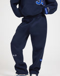 '55 EMBROIDERY STRAIGHT LEG SWEATPANTS NAVY