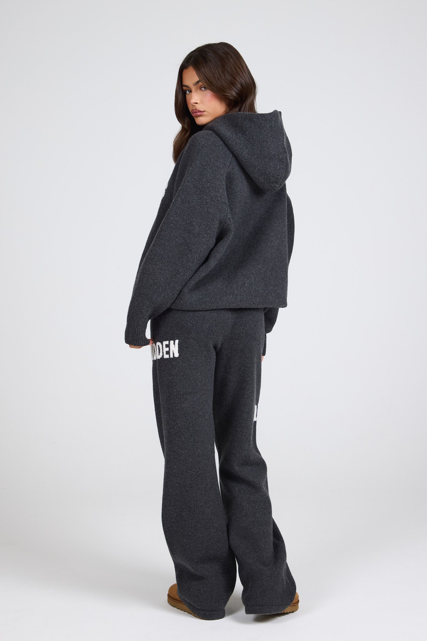 KNIT SWEATPANTS DARK GREY