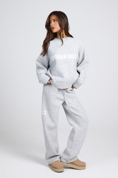 KNIT SWEATER LIGHT GREY