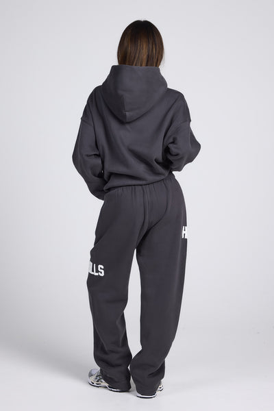 GATED COMMUNITY STRAIGHT LEG SWEATPANTS DARK GREY