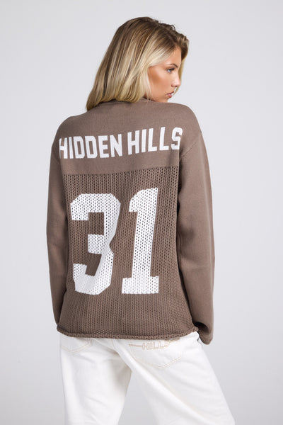 KNIT LONGSLEEVE JERSEY TAUPE