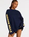 LONGSLEEVE T-SHIRT AMBER/NAVY