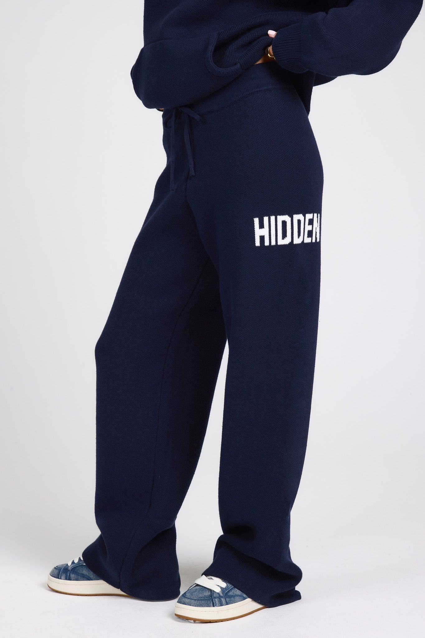 KNIT SWEATPANTS NAVY