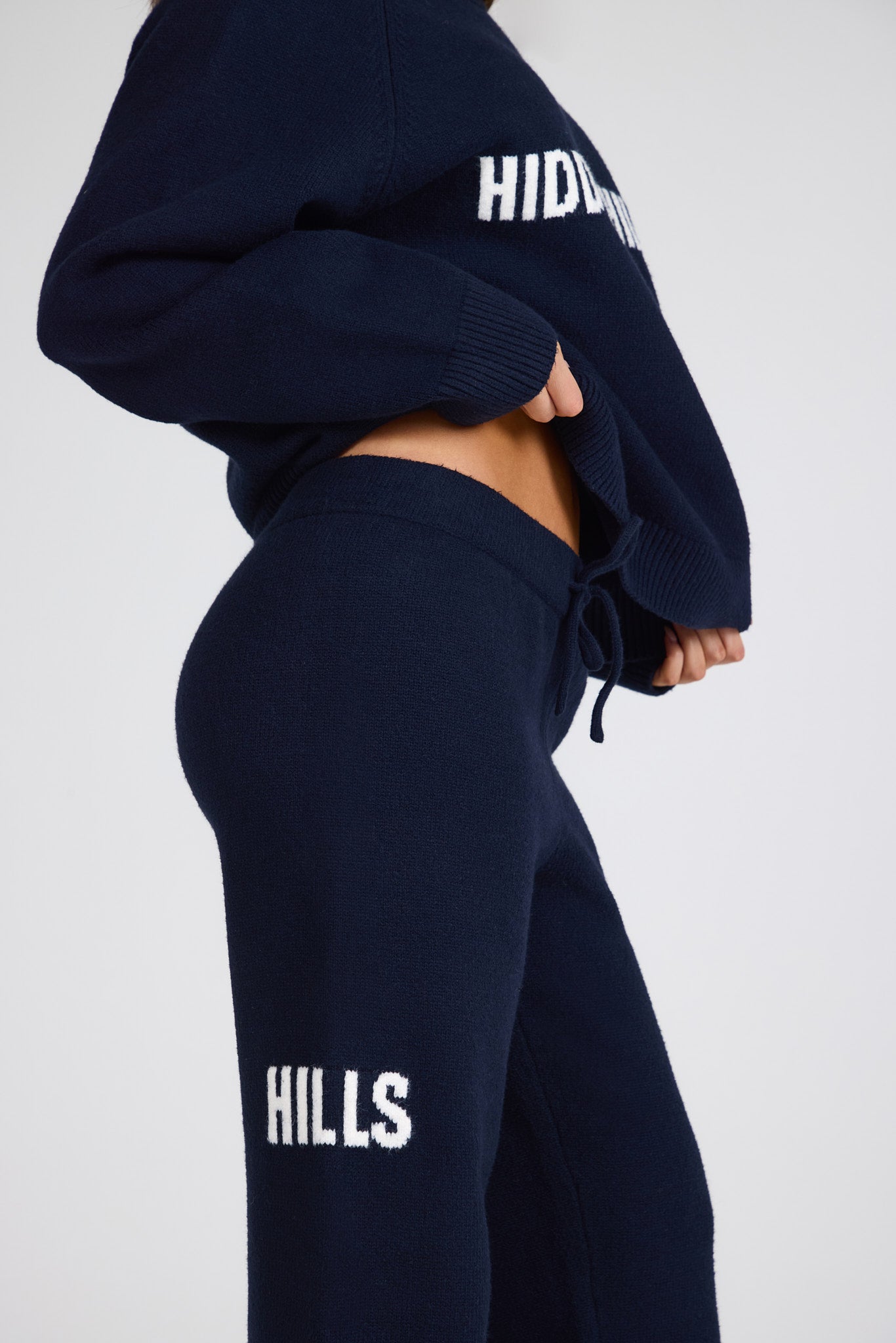 KNIT SWEATPANTS NAVY V2