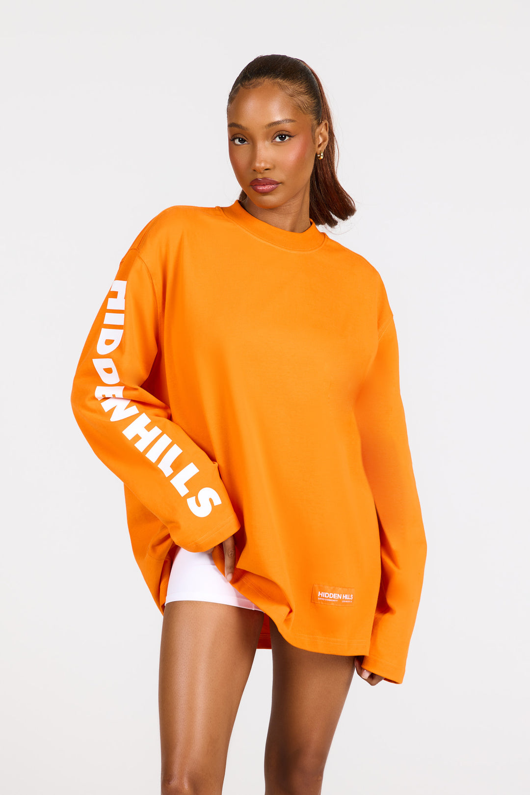LONGSLEEVE T-SHIRT ORANGE – Hidden Hills