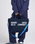 GATED COMMUNITY CANVAS SHOPPER BAG