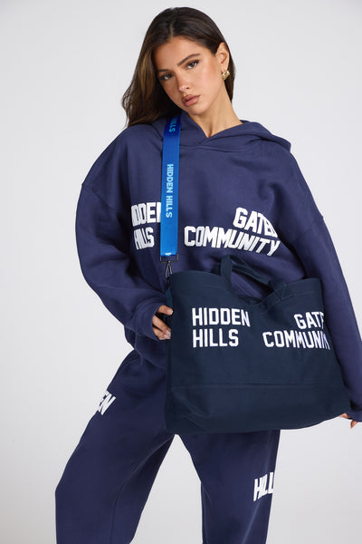 GATED COMMUNITY CANVAS SHOPPER BAG