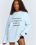 VINTAGE LOGO LONGSLEEVE T-SHIRT LIGHT BLUE