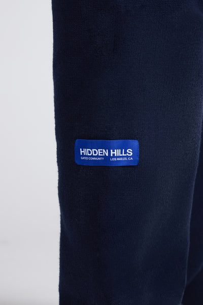KNIT LABEL SWEATPANTS NAVY