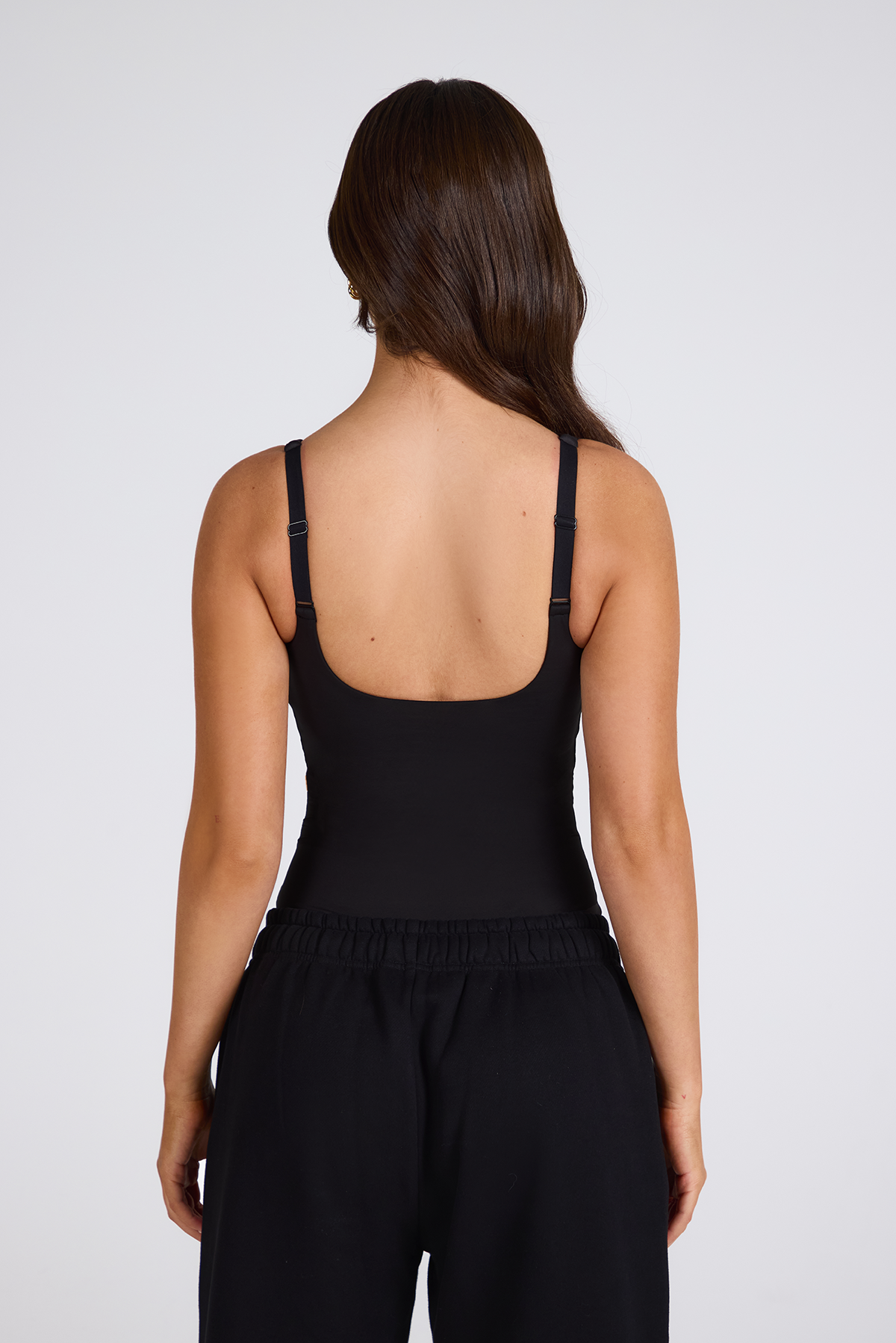 LABEL BODYSUIT BLACK
