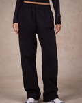 BASICS STRAIGHT LEG SWEATPANTS BLACK