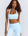 ACTIVE HALTER BRA LIGHT BLUE