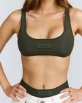 BASICS BRA TOP OLIVE