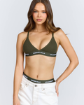 RIBBED BRIEF OLIVE