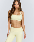 ACTIVE HALTER BRA BUTTER YELLOW