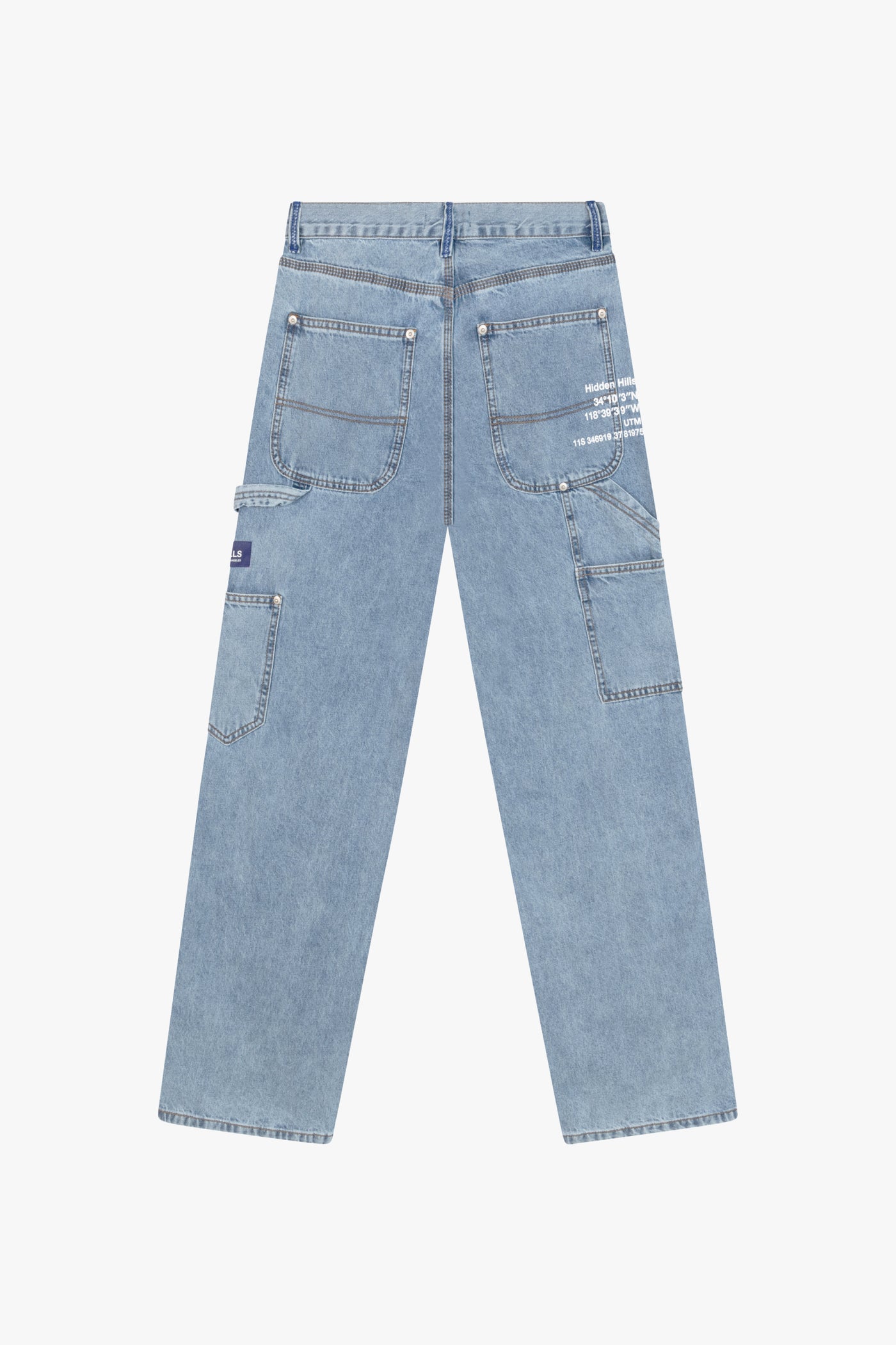 CARPENTER NAVY LABEL JEANS MIT LEICHTER WASCHUNG