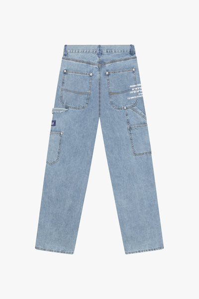 CARPENTER NAVY LABEL LIGHT WASH JEANS