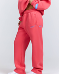 GRADIENT LOGO STRAIGHT LEG SWEATPANTS CORAL