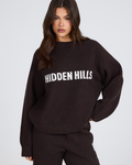 KNIT SWEATER DARK BROWN