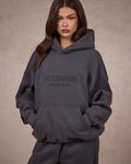 BASICS HOODIE DARK GREY