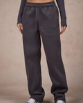 BASICS STRAIGHT LEG SWEATPANTS DARK GREY