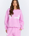 GATED COMMUNITY SWEATER BUBBLEGUM PINK