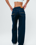 LOGO STITCH JEANS INDIGO