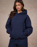 BASICS HOODIE NAVY