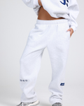 '55 EMBROIDERY STRAIGHT LEG SWEATPANTS LIGHT GREY