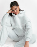 GATED COMMUNITY HOODIE LIGHT GREY