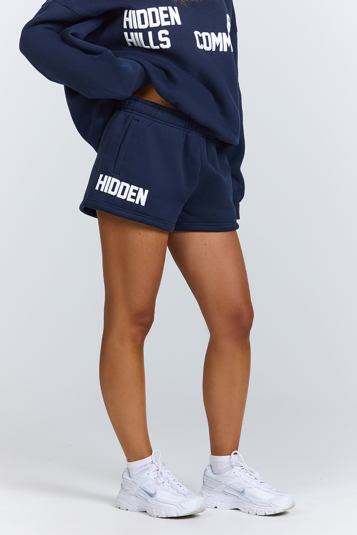 GATED COMMUNITY SHORTS NAVY - Hidden Hills