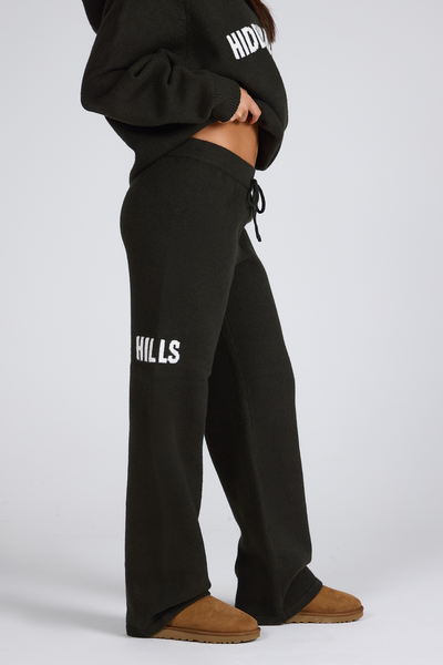 KNIT SWEATPANTS DARK GREEN