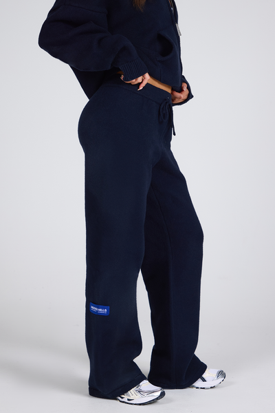 KNIT LABEL SWEATPANTS NAVY
