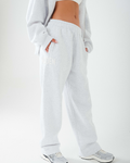 GATED COMMUNITY STRAIGHT LEG SWEATPANTS LIGHT GREY