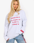 VINTAGE LOGO LONGSLEEVE T-SHIRT LIGHT GREY/RED