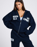 GATED COMMUNITY ZIP HOODIE NAVY