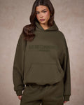 BASICS HOODIE OLIVE
