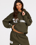 GATED COMMUNITY HOODIE OLIVE