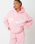 GATED COMMUNITY HOODIE LIGHT PINK
