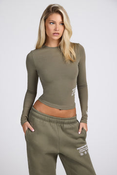 LABEL-LANGARMTOP SALBEI