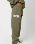 GATED COMMUNITY STRAIGHT LEG SWEATPANTS SAGE
