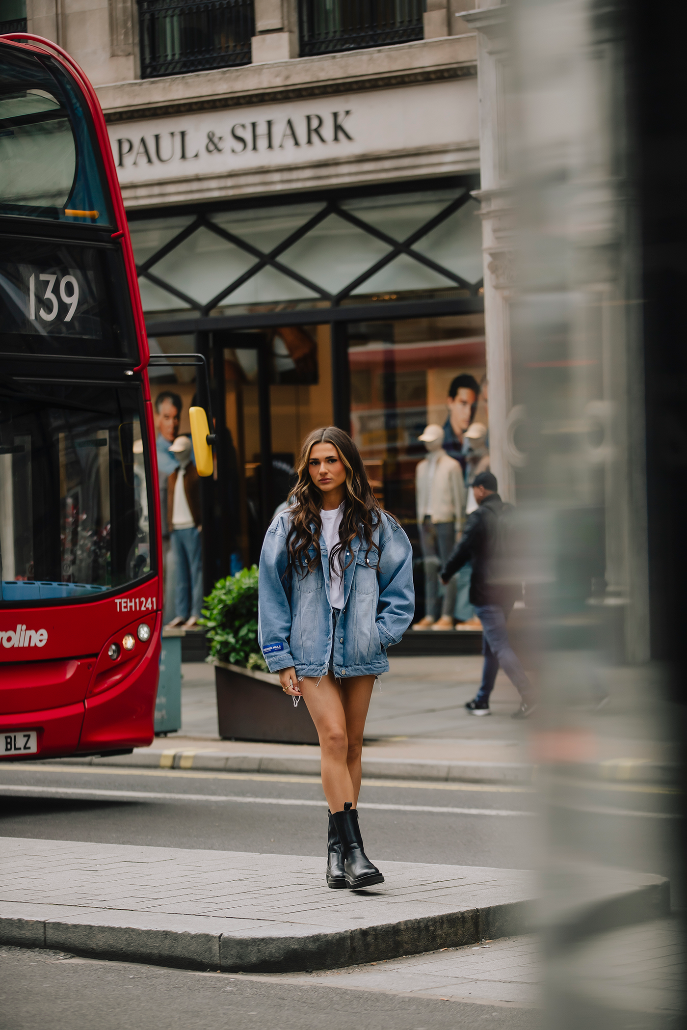 RIPPED OVERSIZED DENIM JACKET