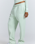 LABEL STRAIGHT LEG SWEATPANTS MINT