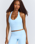 ACTIVE HALTER TOP LIGHT BLUE